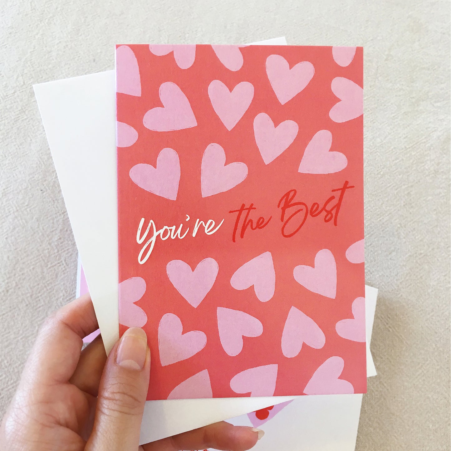 'You're the Best' Anniversary Greeting Card