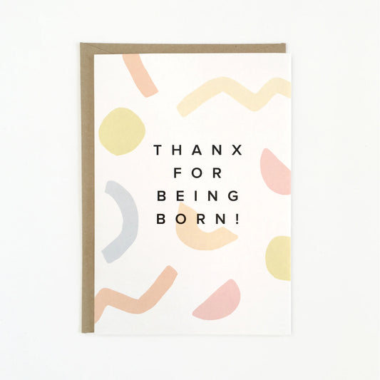 colourful and quirky birthday card