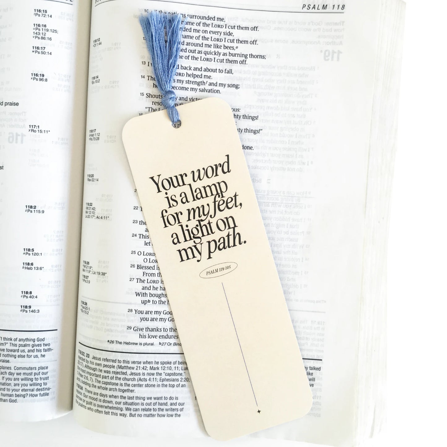 'Light on my path' Bookmark