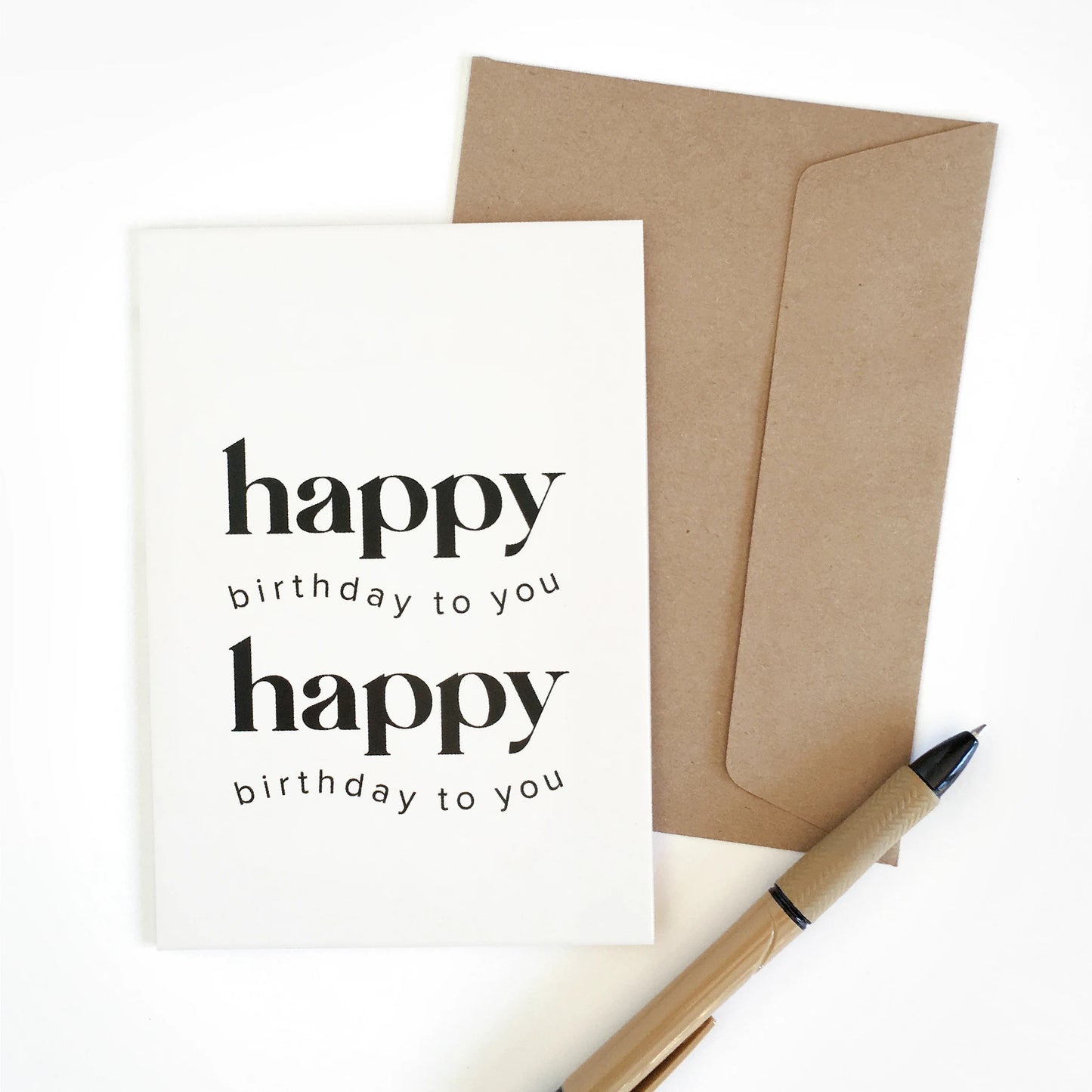 modern and stylish birthday card