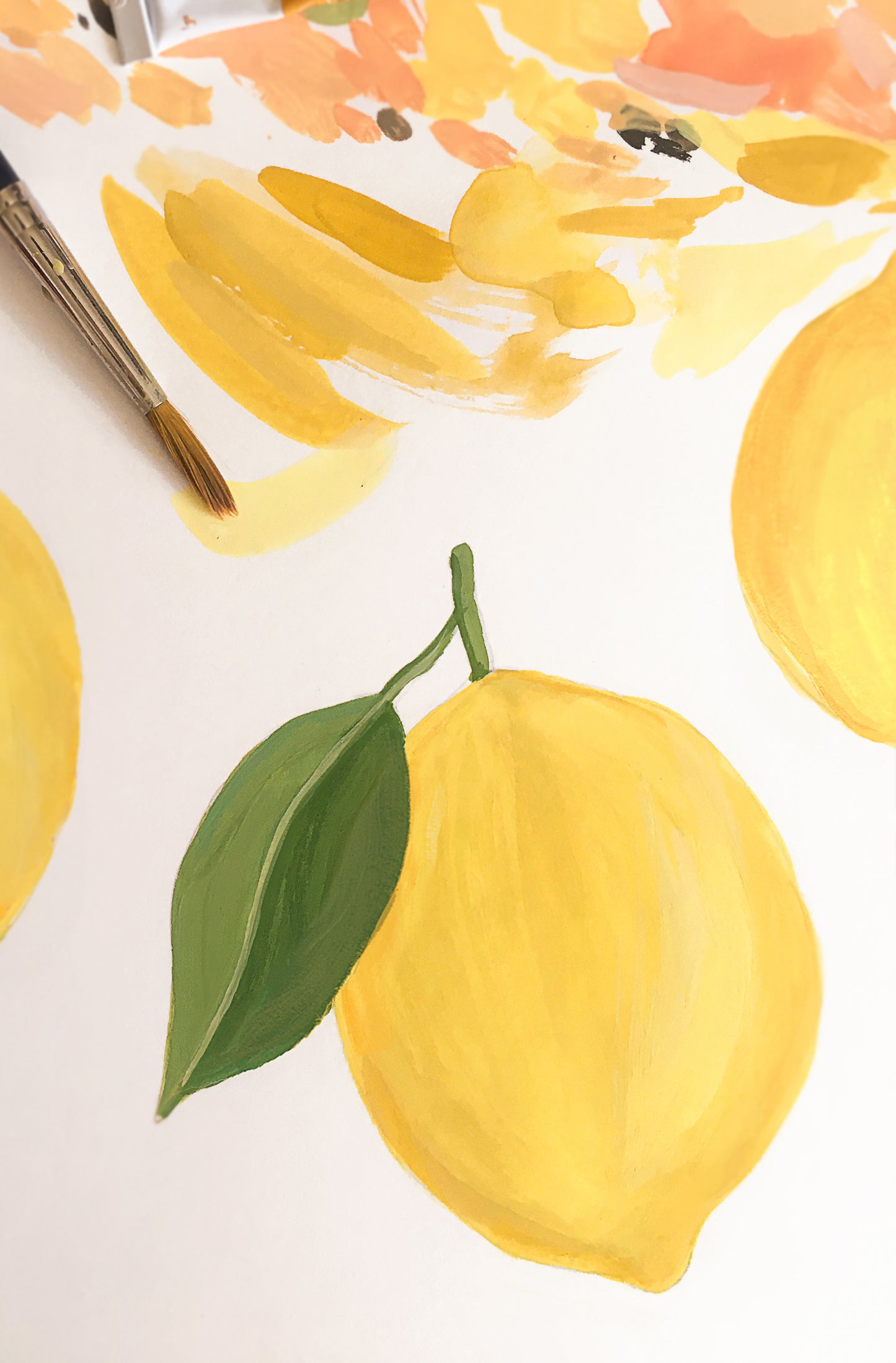 A3 Desk / Fridge Calendar - Lemon (Optional Magnets) * Sold Out