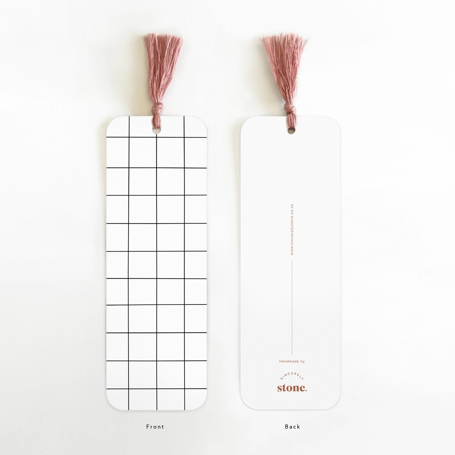 'Minimalist Grid' Bookmark