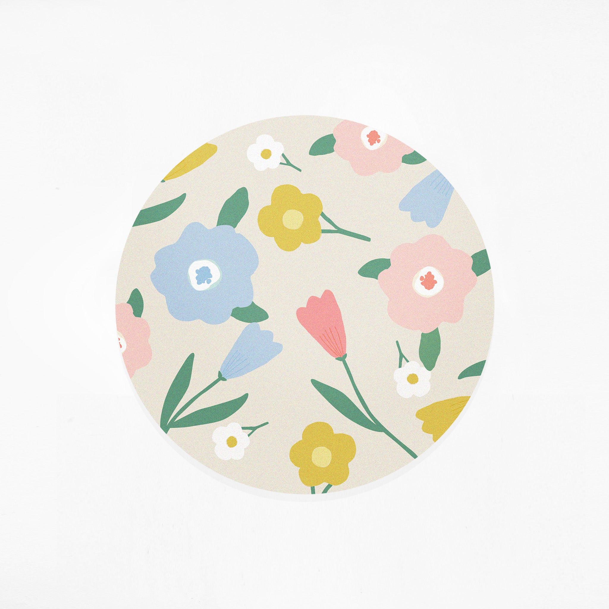 'Multi Colour Flower Pattern' Disc Sticker – Sincerely Stone