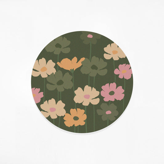 'Wild Flowers' Disc Sticker