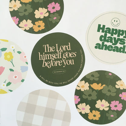 '☺ Happy Days Ahead' Disc Sticker