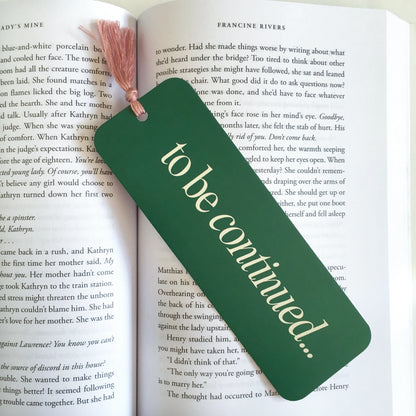 'To be Continued' Bookmark